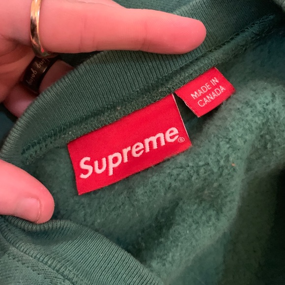 SS18 Supreme Side Arc Crewneck - Picture 3 of 4